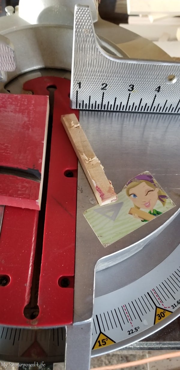 cut end off using miter saw cut end off using miter saw