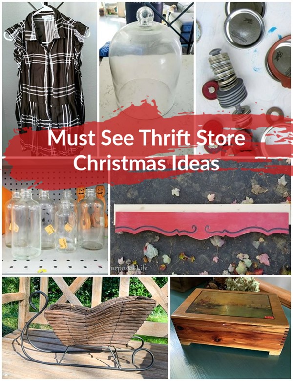 must see thrift store Christmas ideas