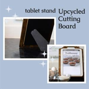 iPad stand | easy Thrift Store Decor project