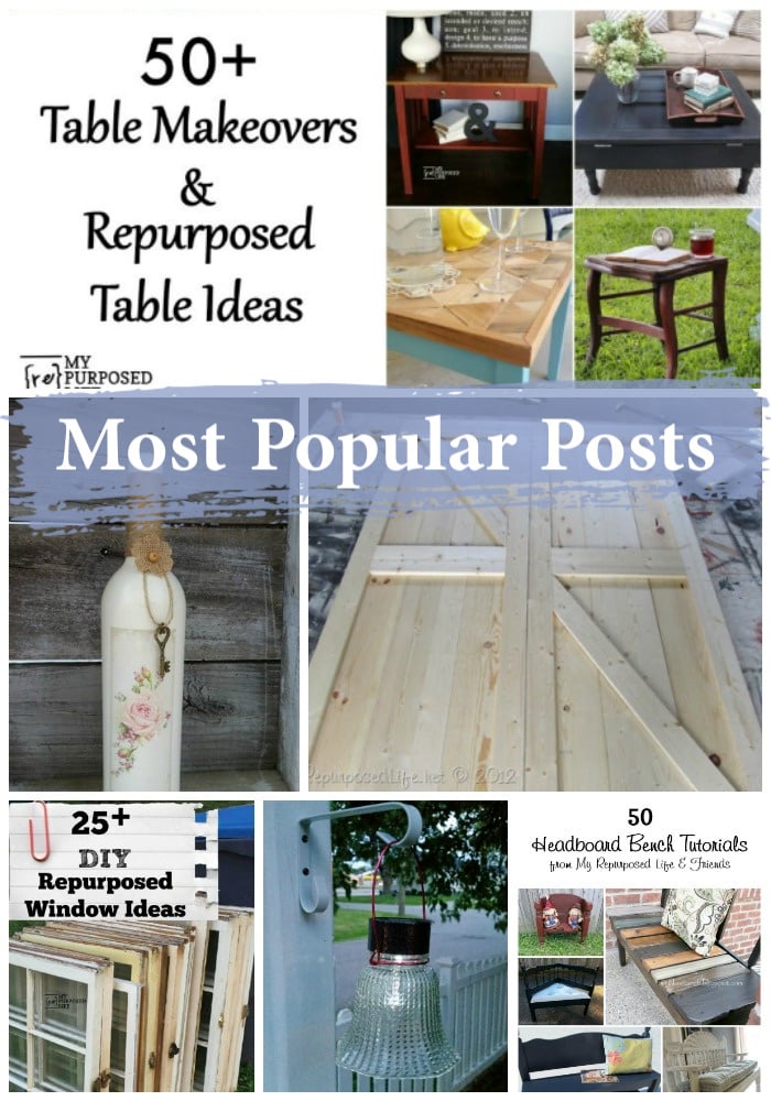 I've gathered the most popular posts and projects from the last year. The best thing about repurposed furniture? It's timeless. It's not going out of style anytime soon. #myrepurposedlife #repurposed #furniture #upcycle via @repurposedlife