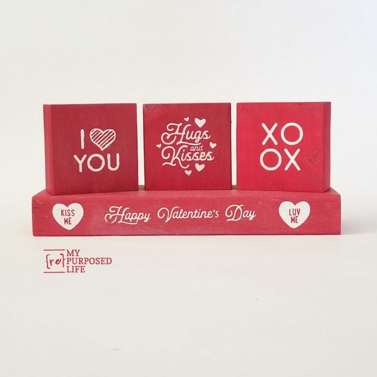 Easy Valentine Blocks