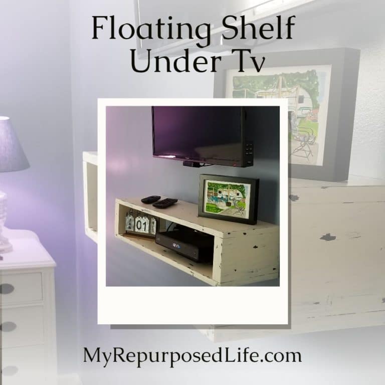 Farmhouse Floating Shelf for Under T.V.