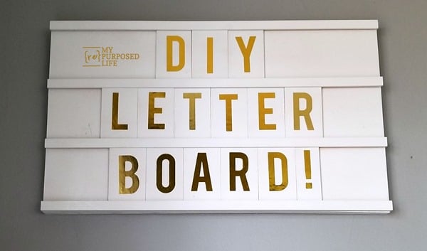 diy wooden letter board MyRepurposedLife