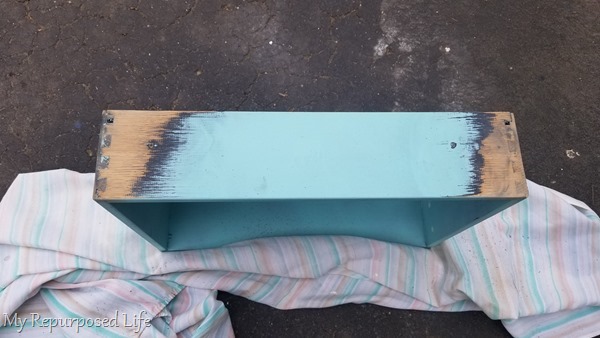 smooth rough areas of drawer