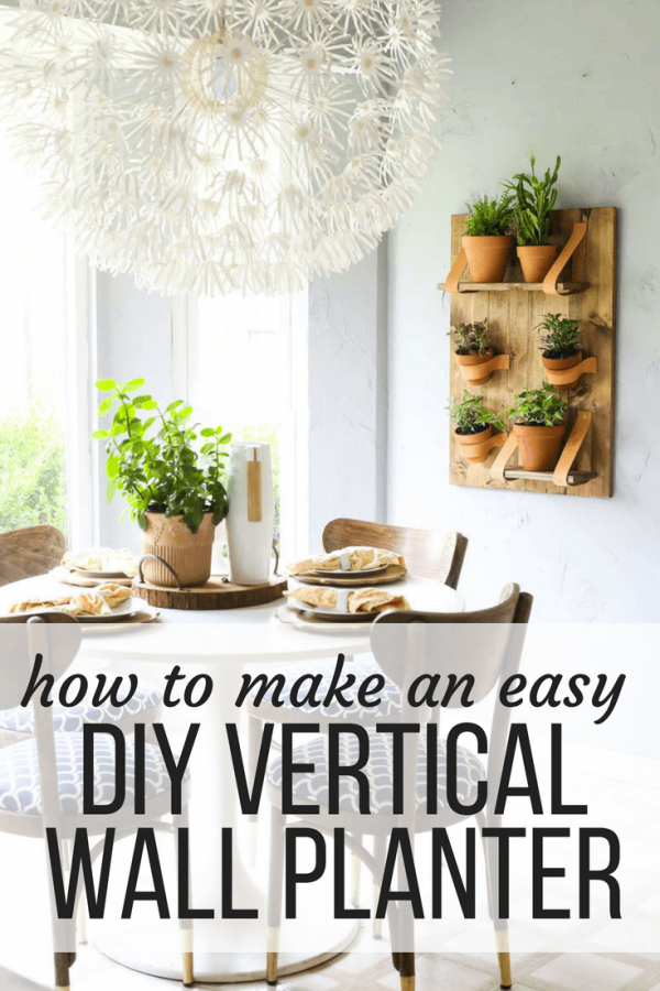 vertical wooden planter love and renovations