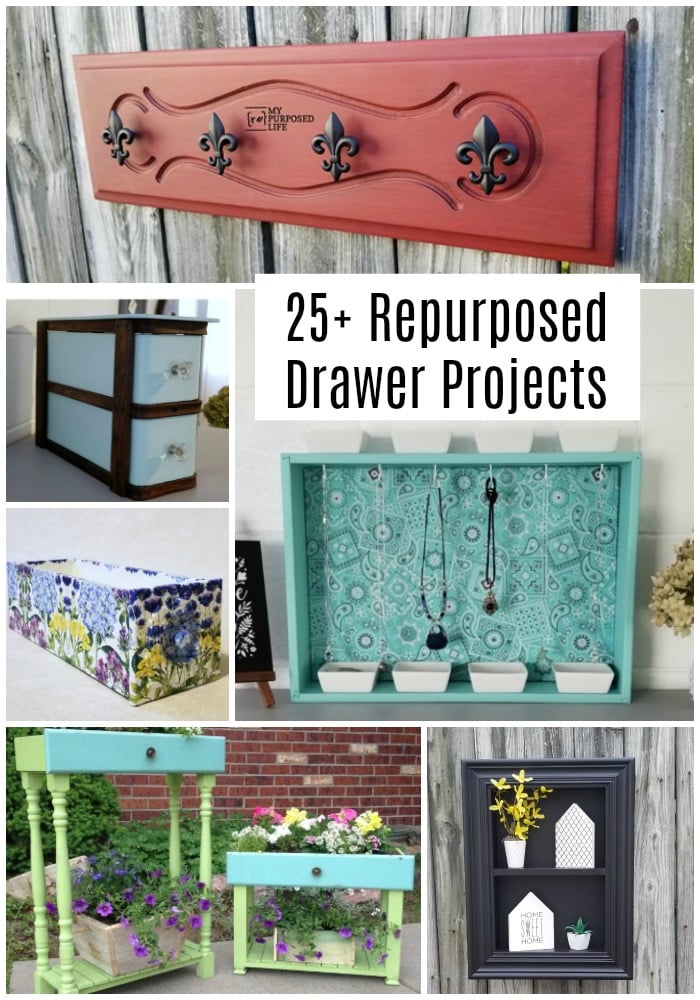 25 plus repurposed drawer ideas