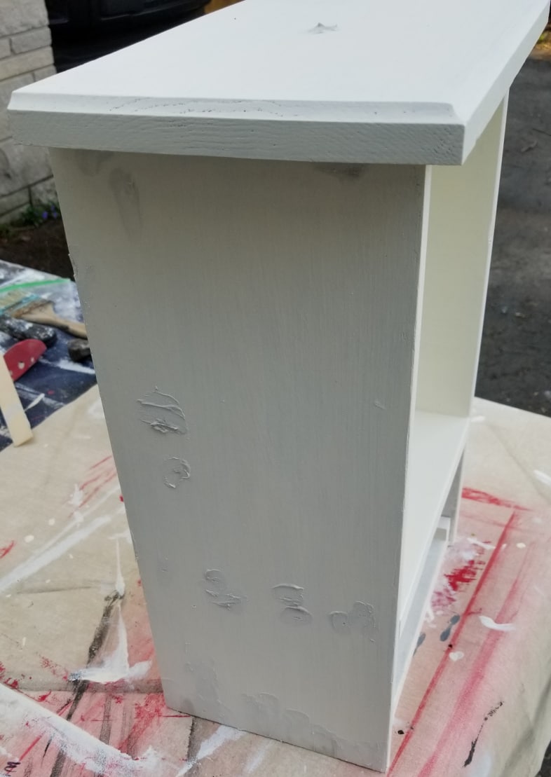 drywall mud to patch wood project