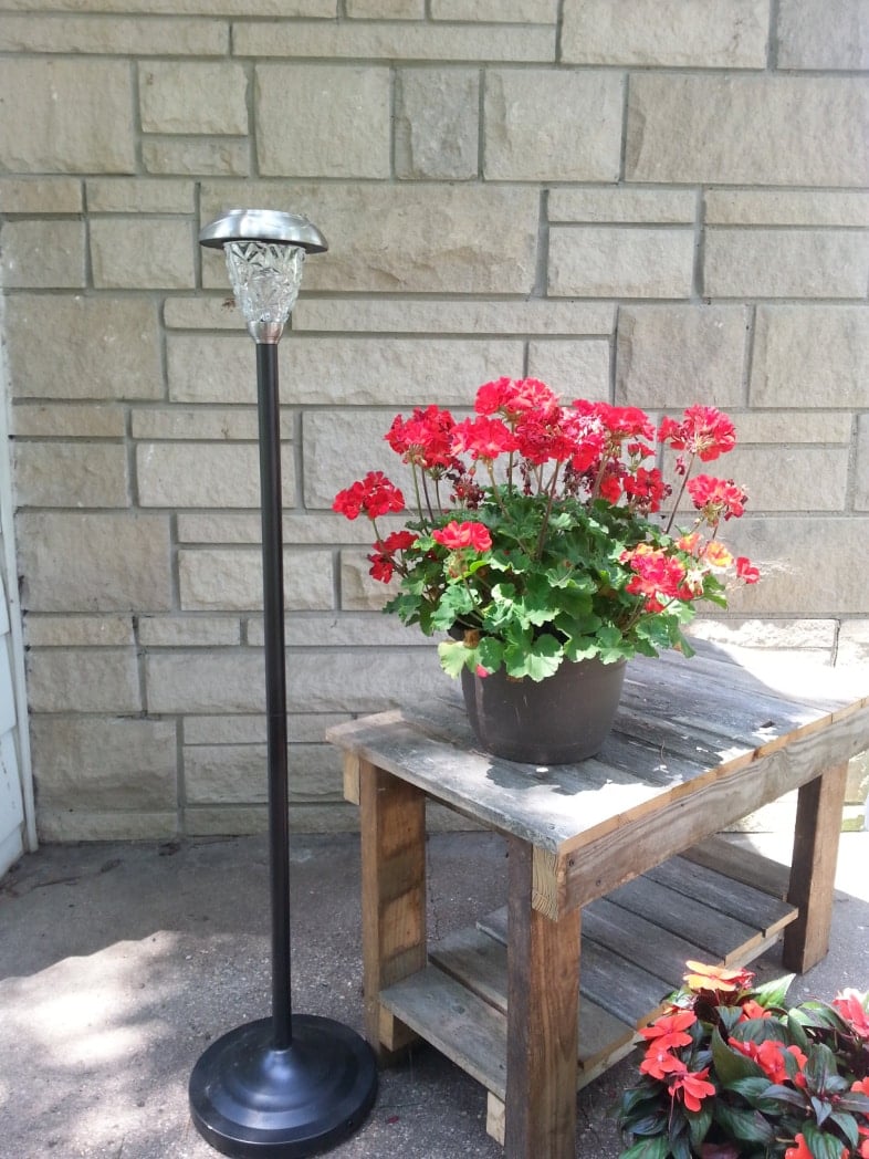 repurposed floor lamp