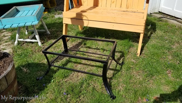 former fire pit frame outdoor coffee table