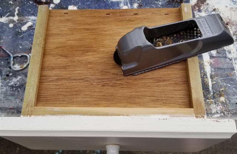 rasp trims tight drawer