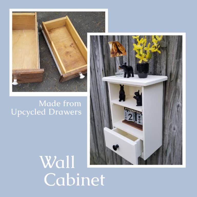 Repurposed Drawers Wall Cabinet