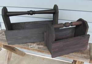 diy wooden caddy | Reclaimed Materials