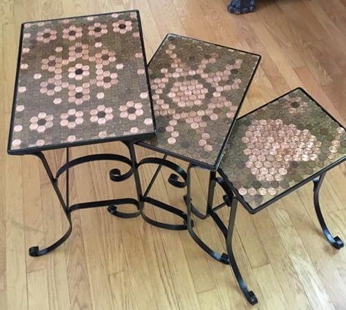 nesting penny top tables