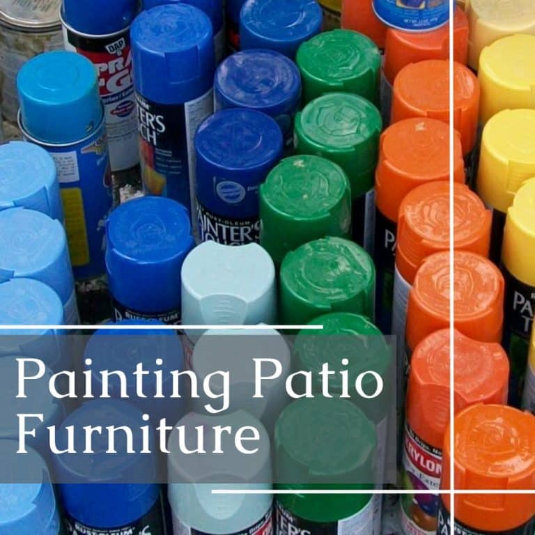 spray paint plastic chairs