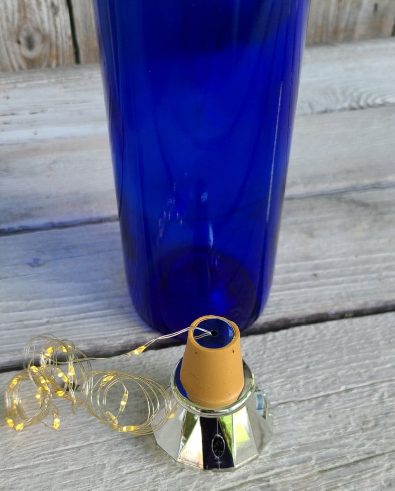 solar lights for wine bottles