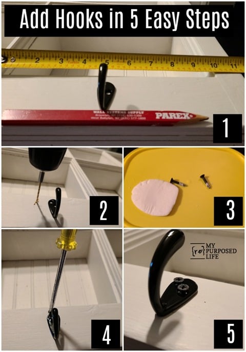 add hooks in 5 easy steps MyRepurposedLife