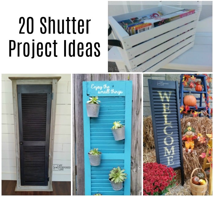 Repurposed Shutter Projects