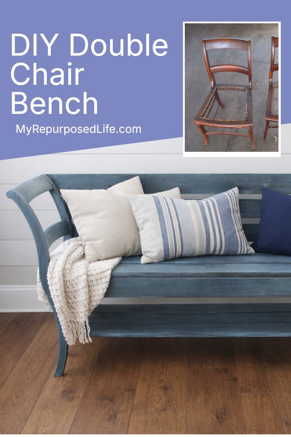 DIY Double Chair Bench Project