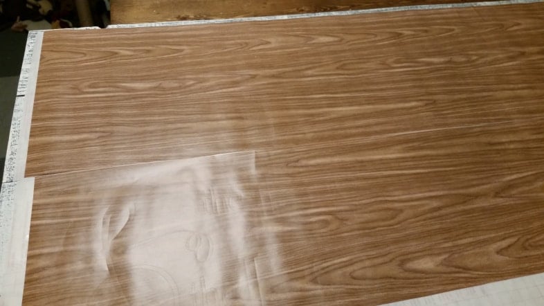 applying contact paper stencil