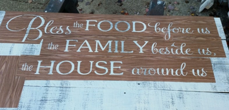 contact paper stencil cut on silhouette portrait