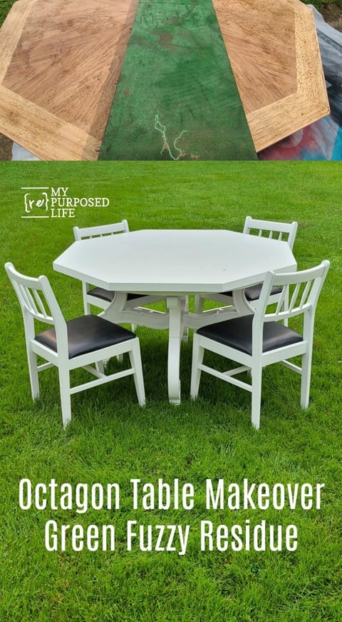 how to remove old residue left from table pad MyRepurposedLife