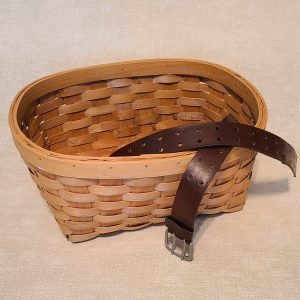 Thrift Store Basket | Leather Belt