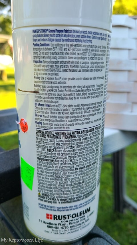 spray paint directions