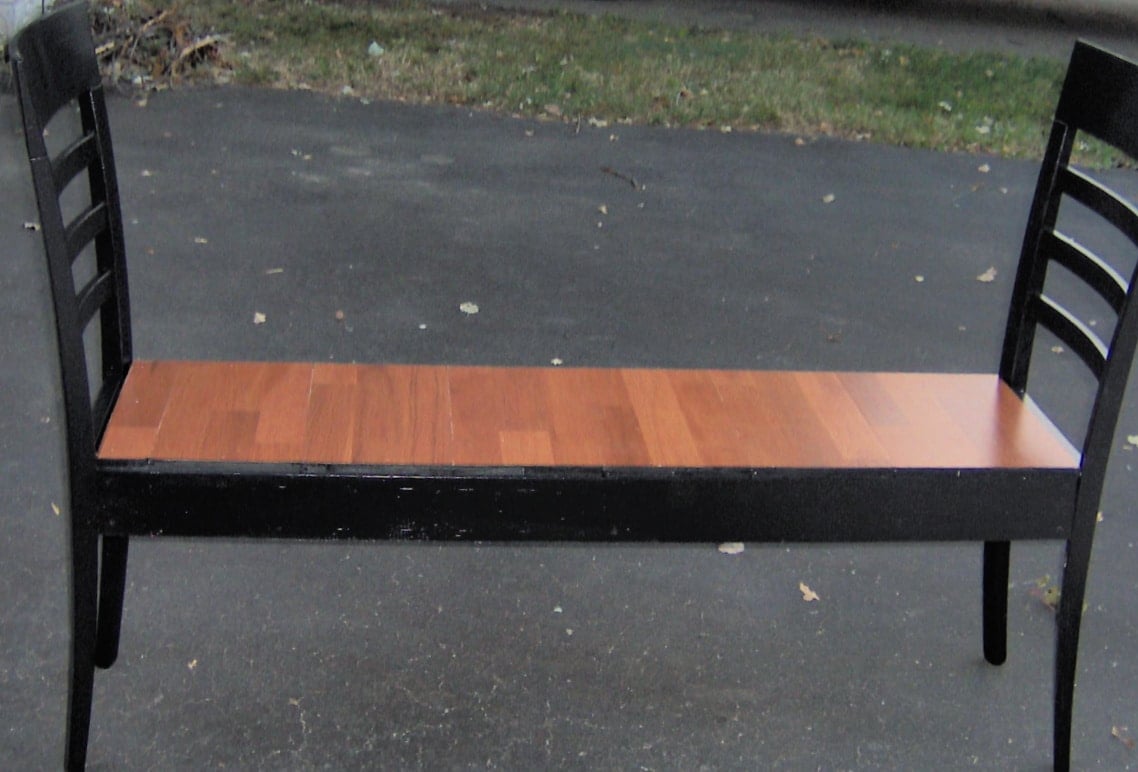 very large end of chair bench