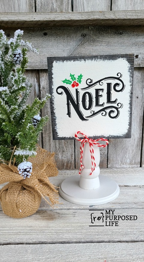 NOEL scrap wood Christmas decor MyRepurposedLife