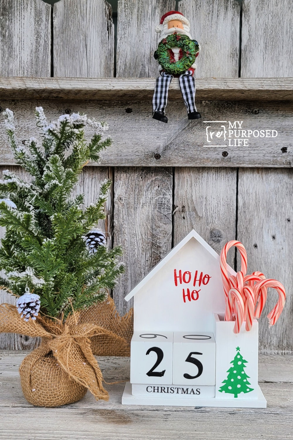 perpetual calendar repurposed countdown to Christmas calendar