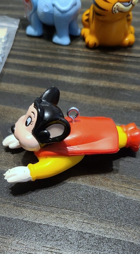 diy mighty mouse action figure ornament