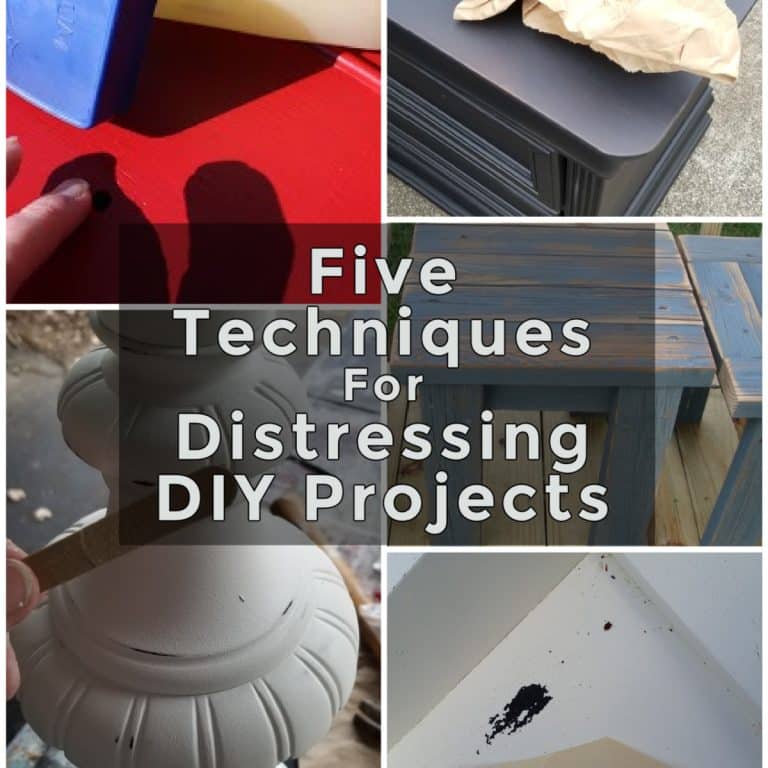 How To Distress DIY Projects