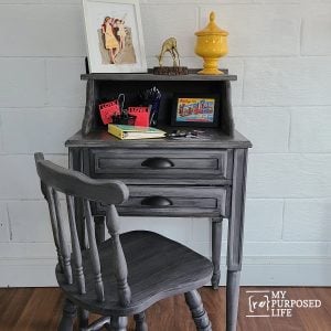 Secretary Desk | Repurposed Sewing Cabinet