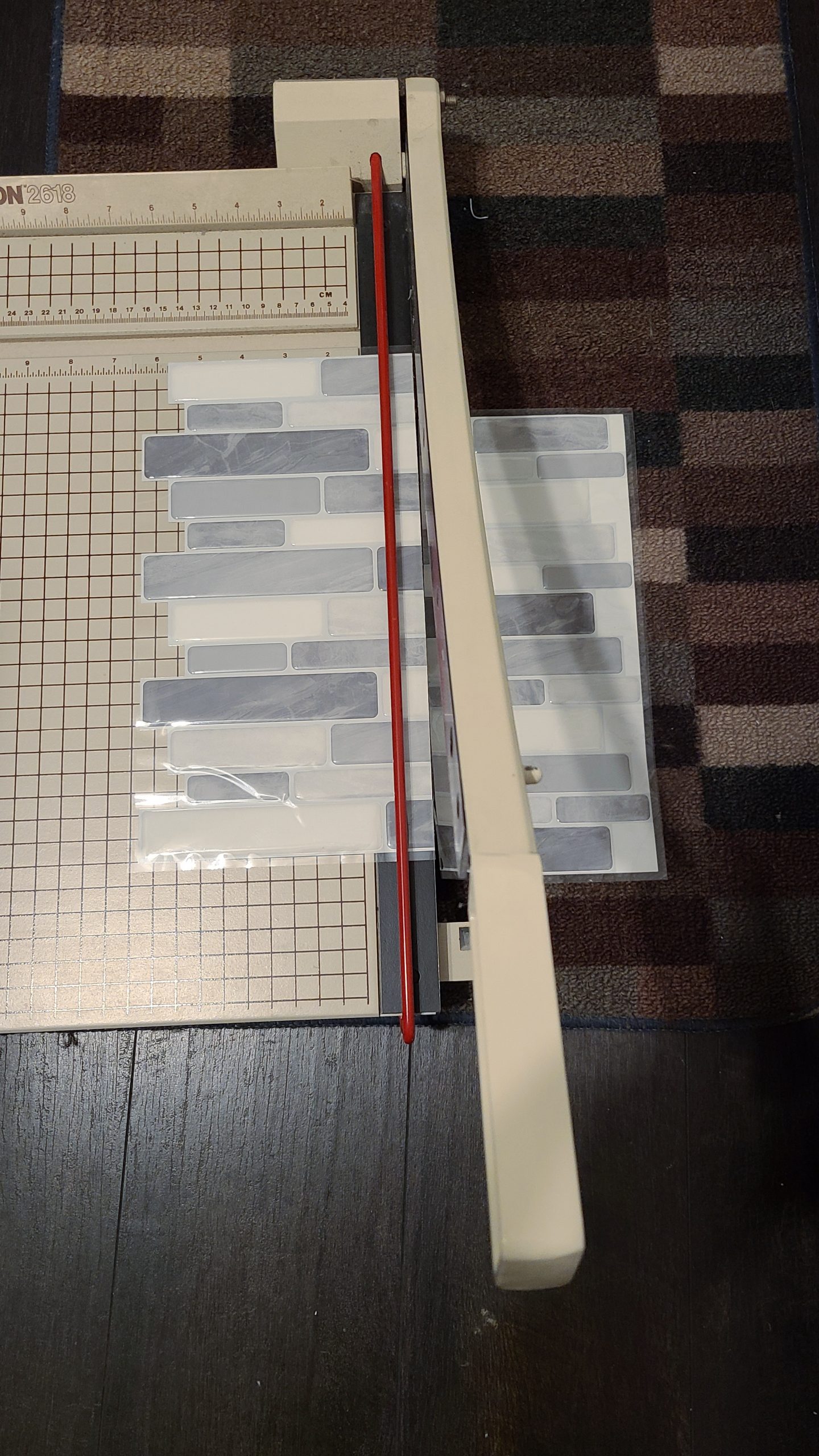 How To Peel and Stick Backsplash My Repurposed Life®