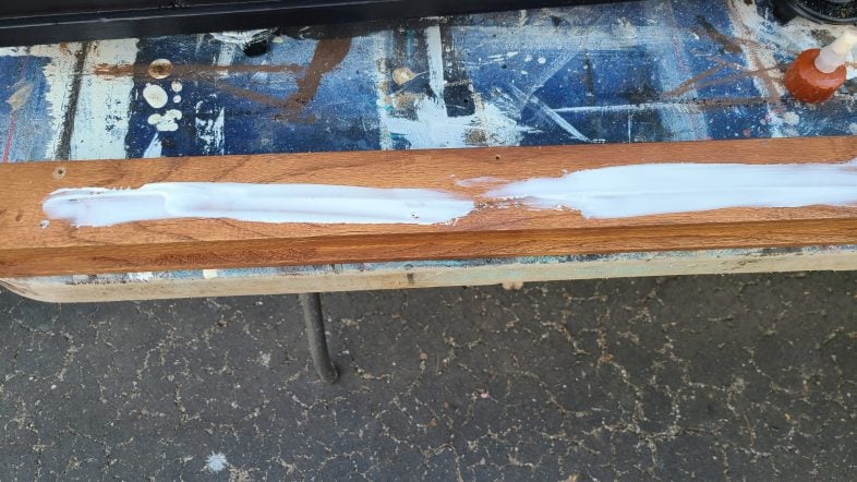 add desk drawer tray to new chalkboard