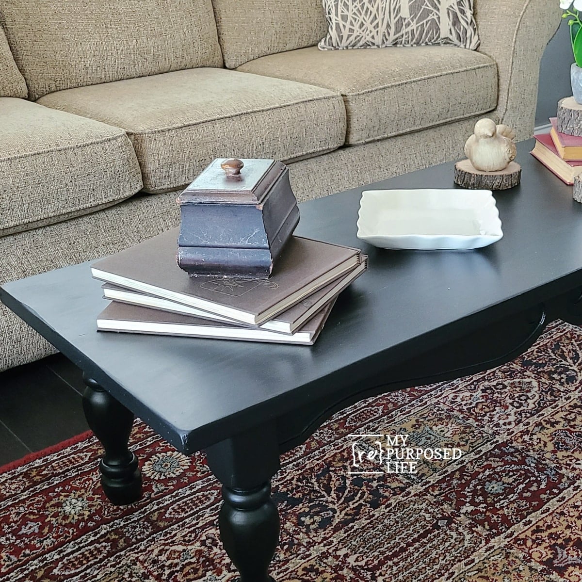 Thrift Store Coffee Table Makeover - My Repurposed Life®