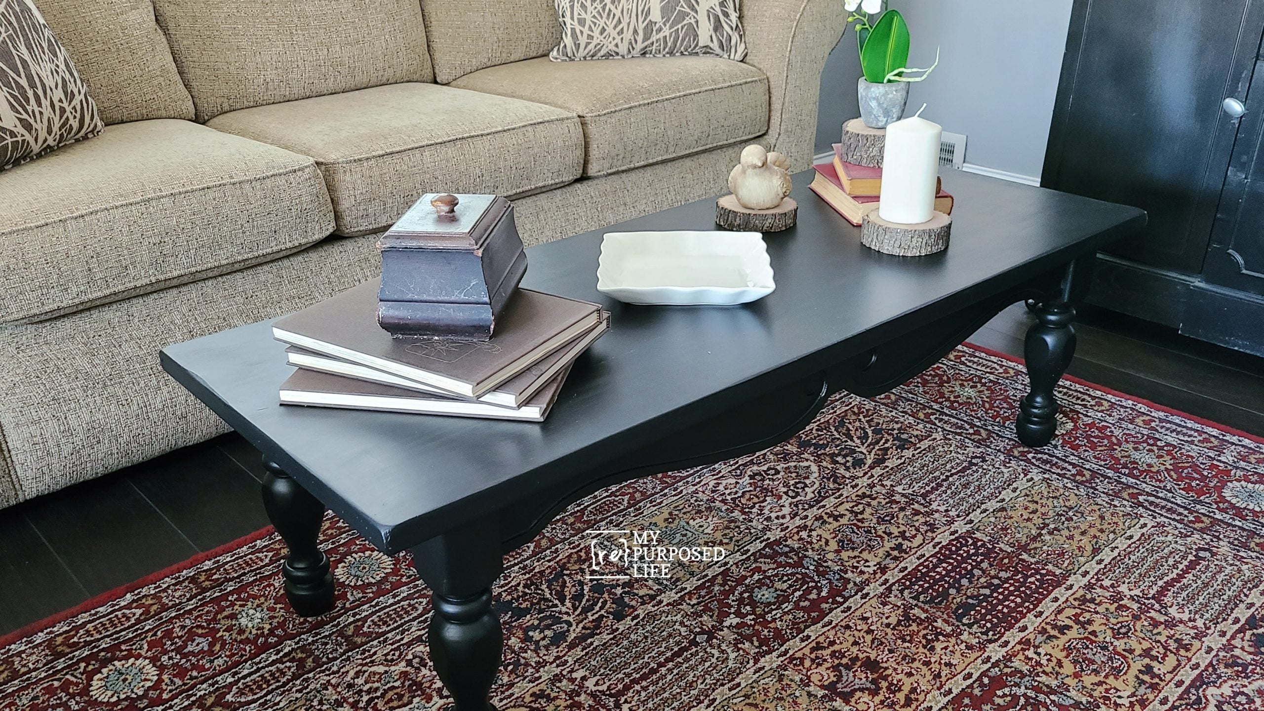 Thrift Store Coffee Table Makeover - My Repurposed Life®
