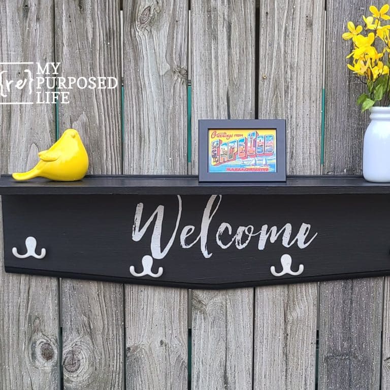 Headboard Coat Rack Shelf