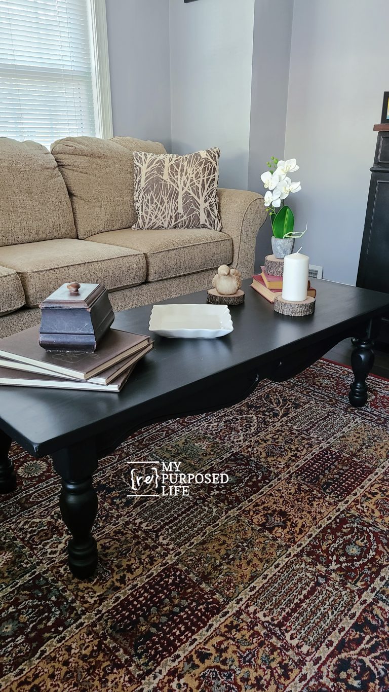 Thrift Store Coffee Table Makeover - My Repurposed Life®
