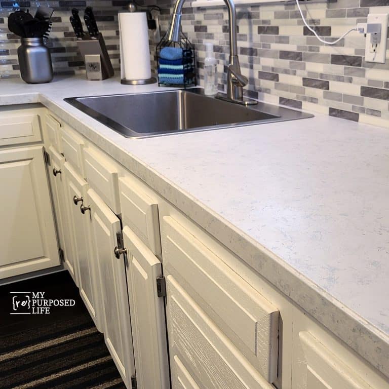 Board & Batten Backsplash Reveal My Repurposed Life® Rescue Re