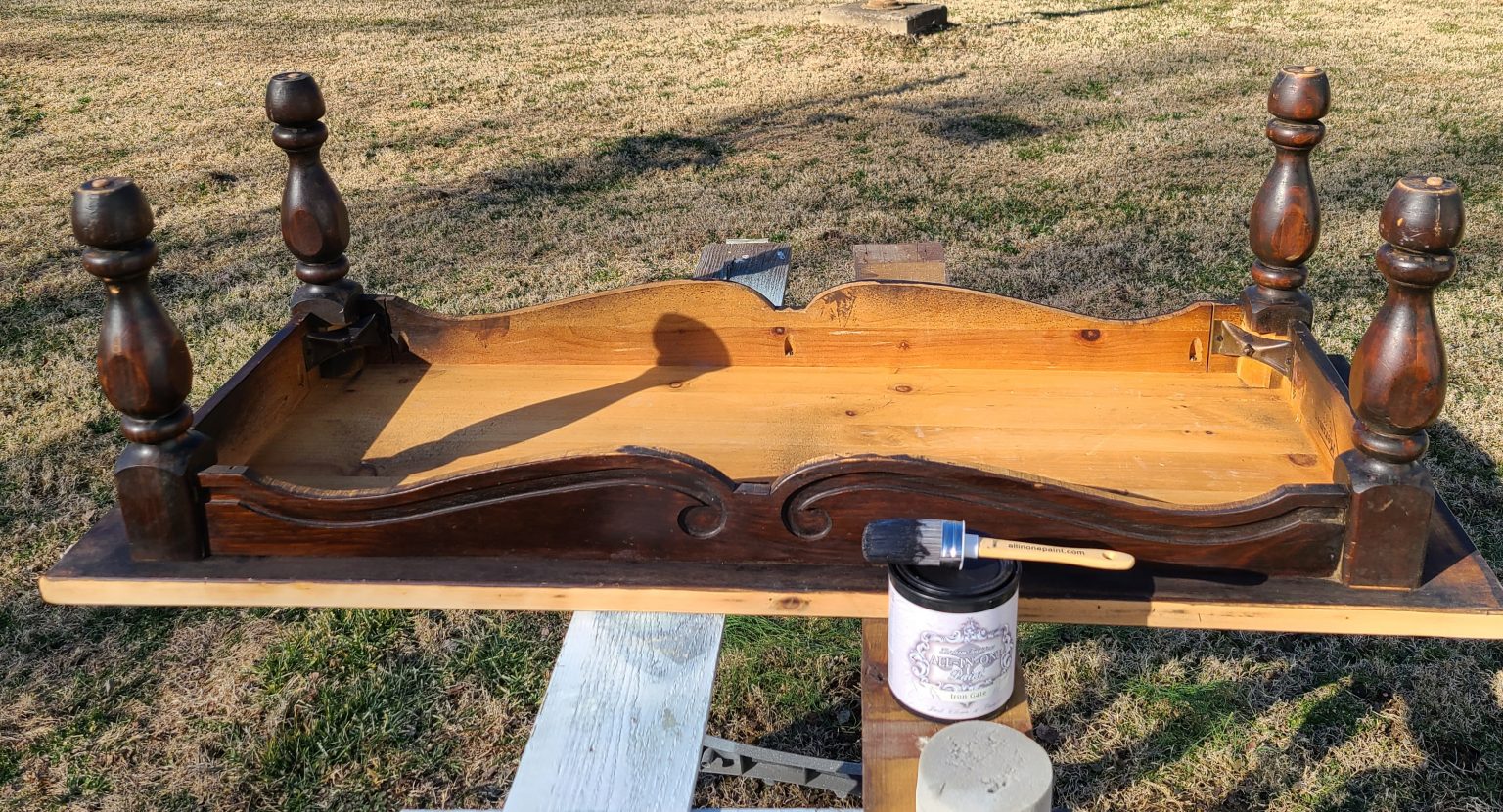 Thrift Store Coffee Table Makeover - My Repurposed Life®