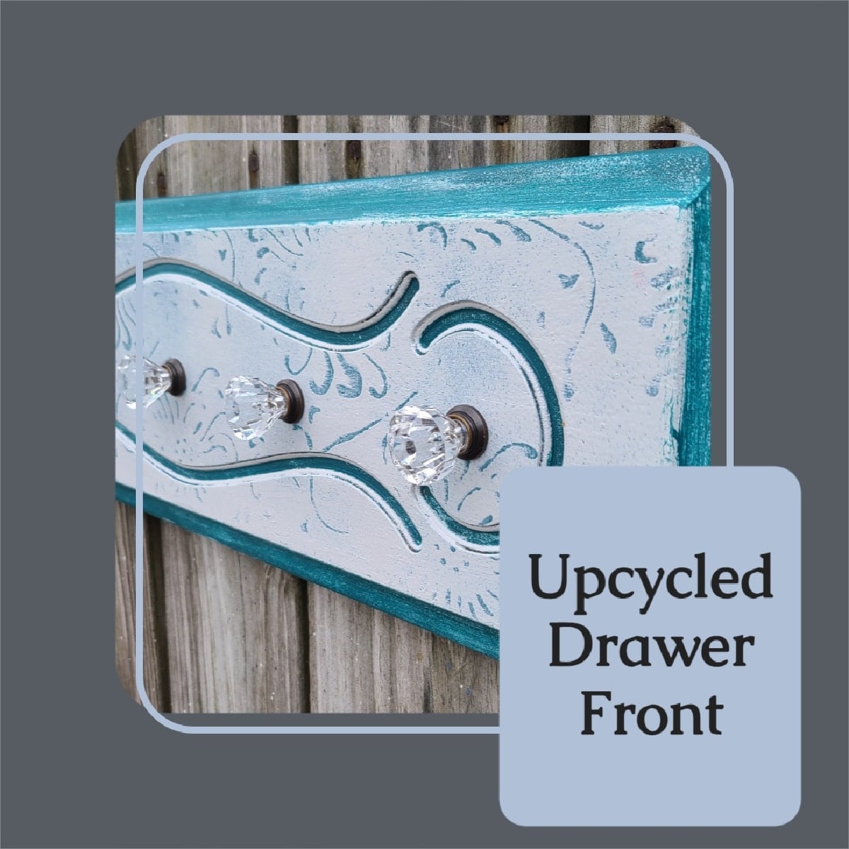 Hanging Necklace Organizer [repurposed drawer front] - My Repurposed Life®