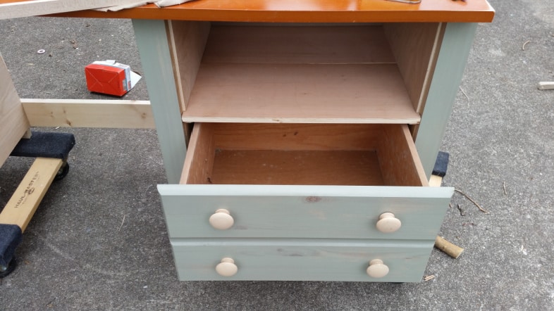 remove drawer make shelf