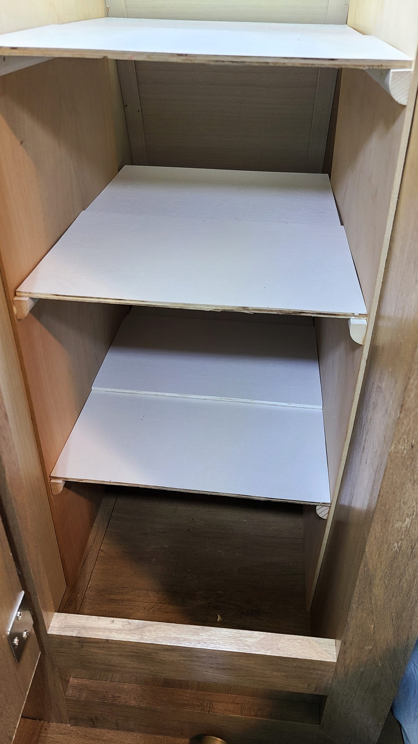 No Drill Closet Shelves Renters Campers My Repurposed Life®