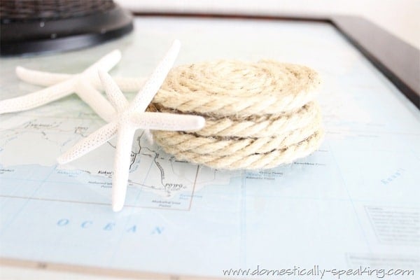 nautical rope coasters