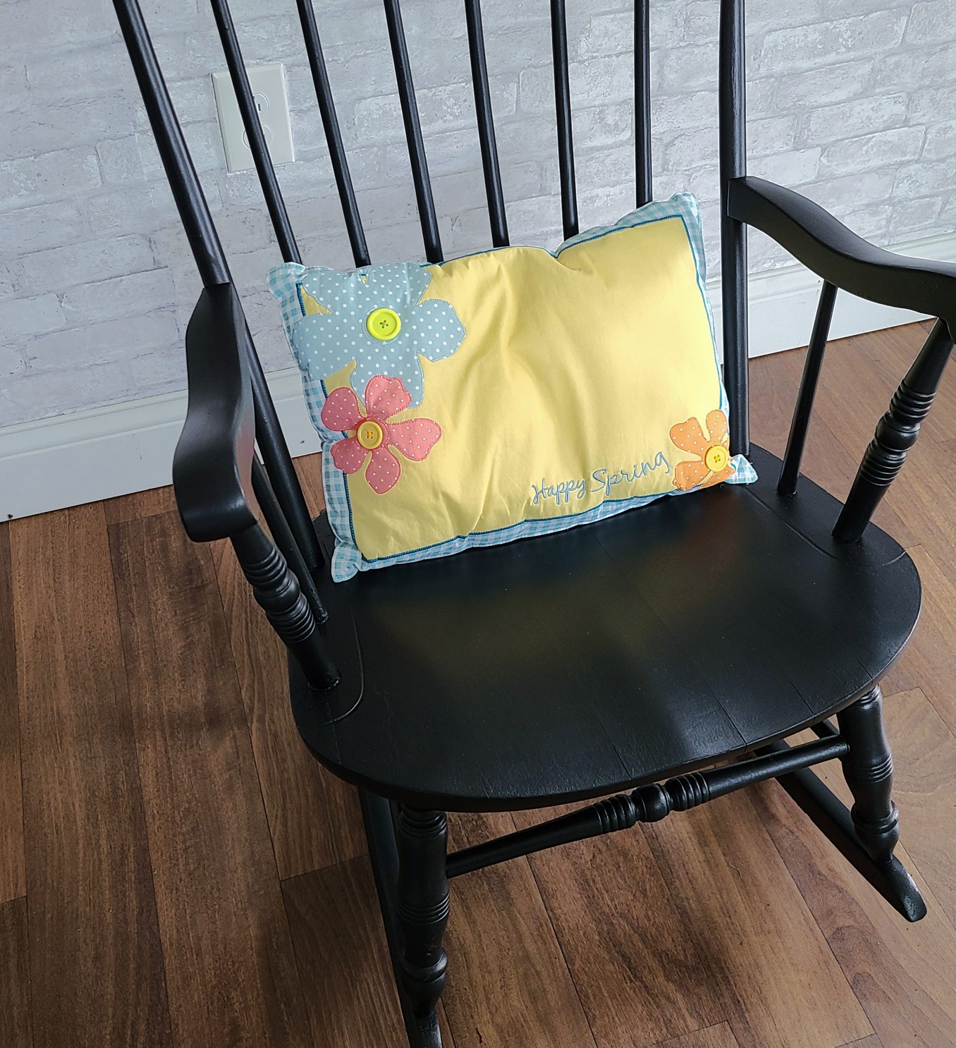 Wooden Rocking Chair Makeover - My Repurposed Life® Rescue Re-imagine