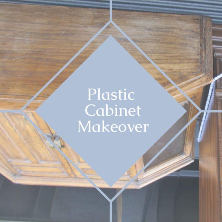 Plastic Cabinet Makeover | Console