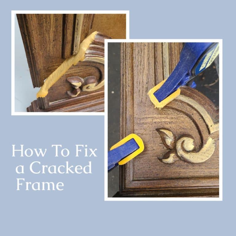 Repair Fake Wood Dresser Mirror