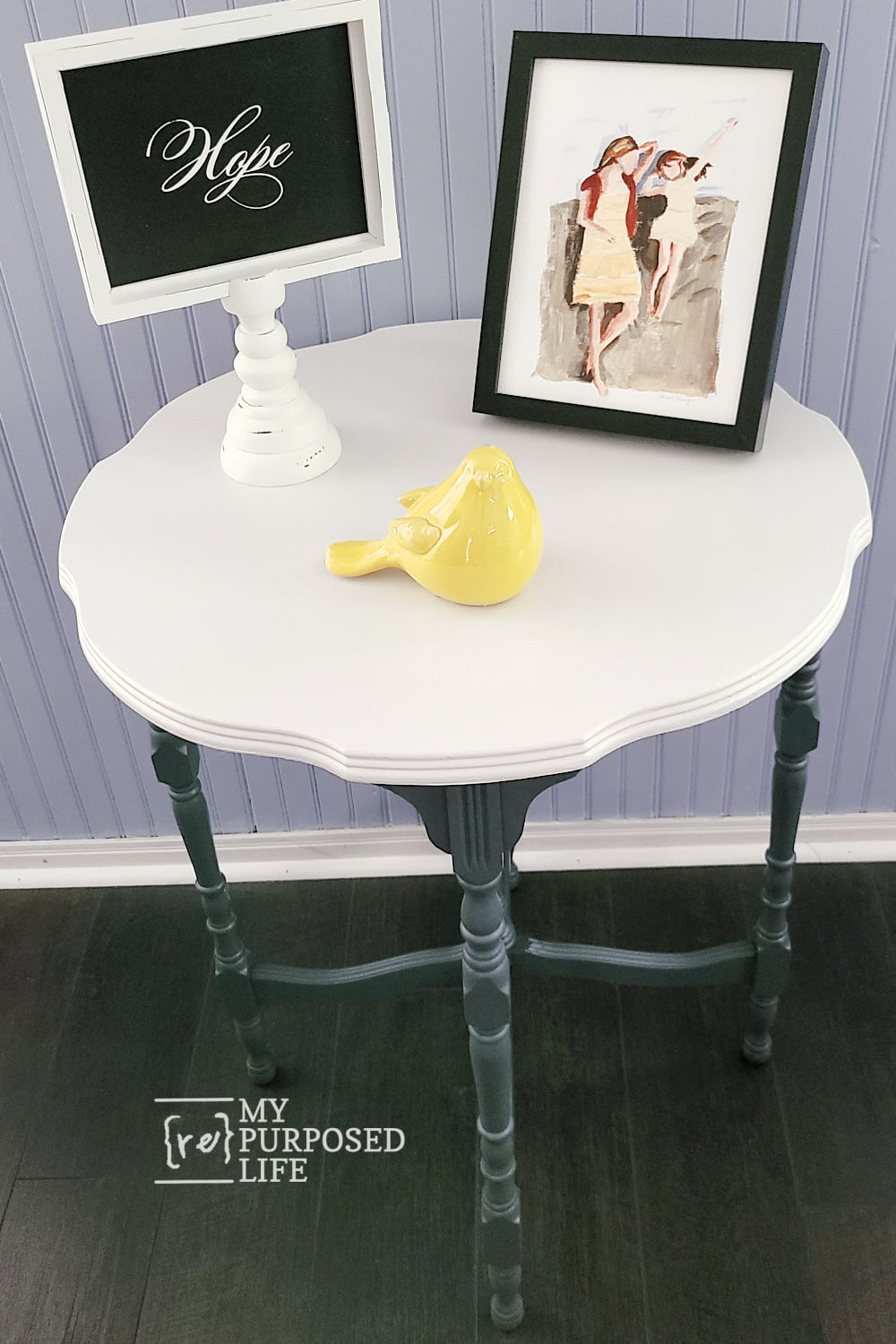 antique table makeover