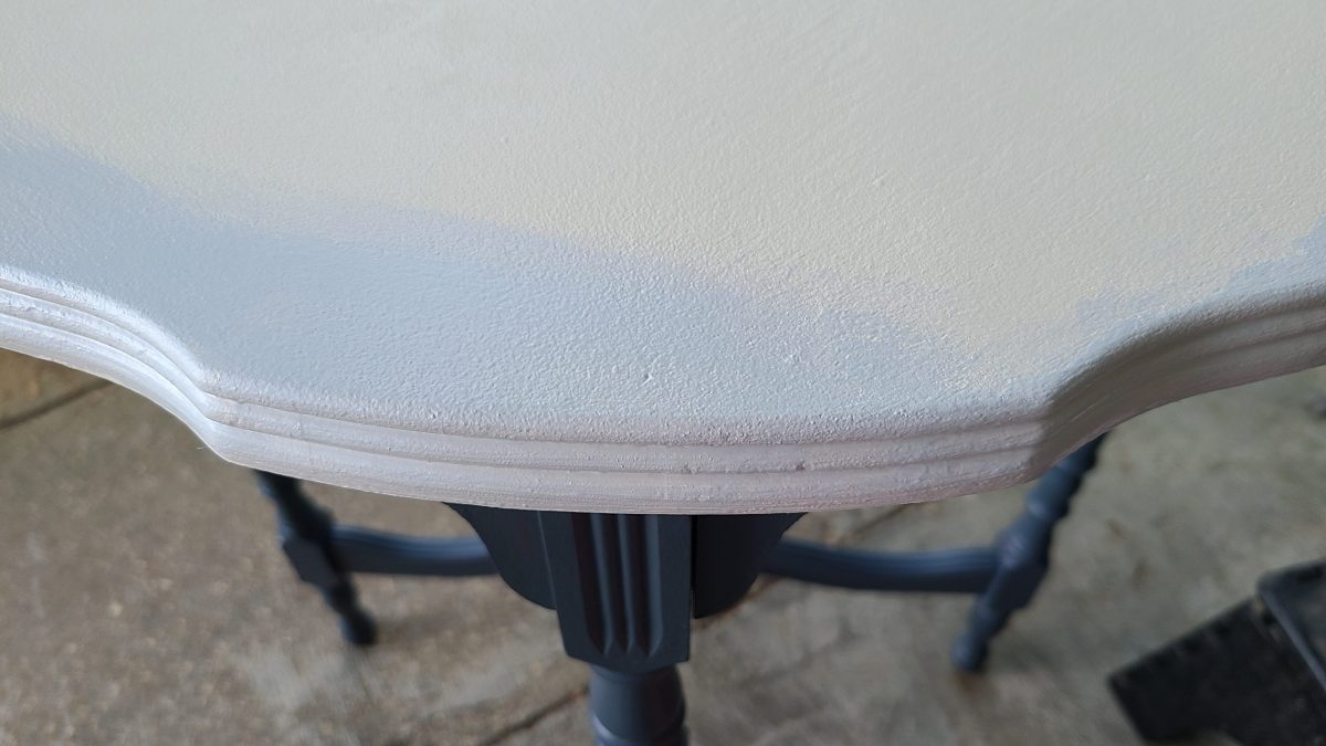 apply a light gray paint